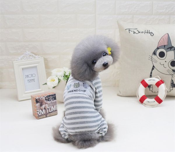 dog winter keep warm pajamas friendship pattern pet dogs stripe fashion jumpsuit home clothes accessories new 8 5qp j2
dog winter keep warm pajamas friendship pattern pet dogs stripe fashion jumpsuit home clothes accessories new 8 5qp j2