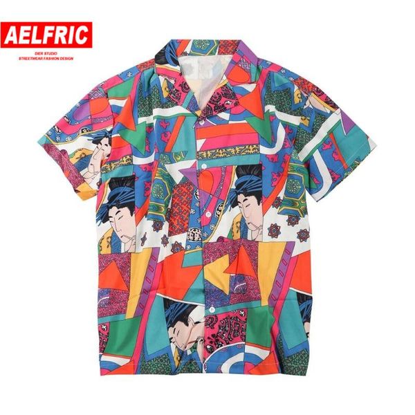women's blouses & shirts aelfric vintage hawaiian women hip hop japanese style streetwear ukiyoe casual shirt short sleeve oversized, White
women's blouses & shirts aelfric vintage hawaiian women hip hop japanese style streetwear ukiyoe casual shirt short sleeve oversized, White