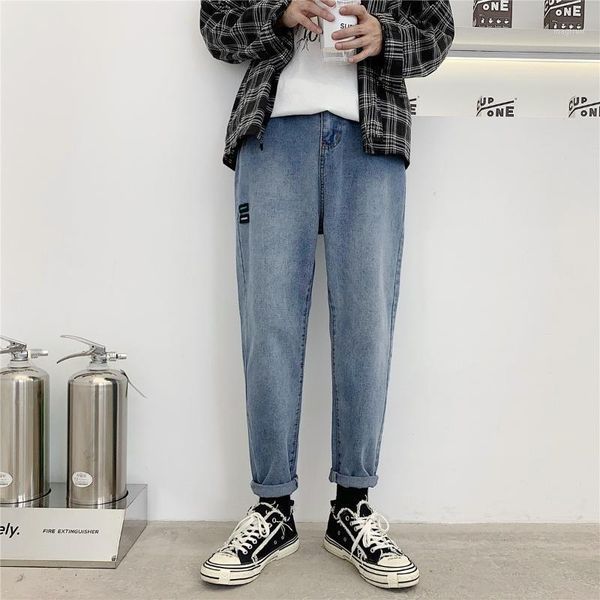 hong kong fashion men's straight jeans korean loose versatile casual 9-point pants autumn thin fashion brand ankle-length pants1, White;black
hong kong fashion men's straight jeans korean loose versatile casual 9-point pants autumn thin fashion brand ankle-length pants1, White;black