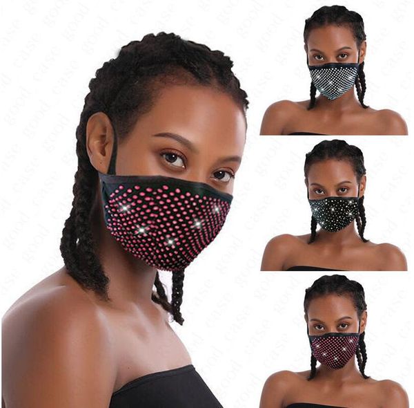 bling fashion bling washable reusable diamond mask pm2.5 face shield sun drill shiny face cover mouth masks anti-dust mouth
bling fashion bling washable reusable diamond mask pm2.5 face shield sun drill shiny face cover mouth masks anti-dust mouth