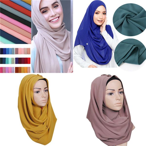women plain chiffon scarf head wrap solid color maxi shawls islamic headband muslim hijabs turban scarves scarf 78 colors popular f120201, Red;brown
women plain chiffon scarf head wrap solid color maxi shawls islamic headband muslim hijabs turban scarves scarf 78 colors popular f120201, Red;brown