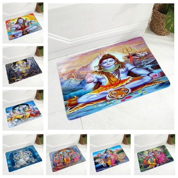 colorful mythology shiva floor door mat for children room non-slip decor cartoon buddhism doormat 40x60cm flannel carpet
colorful mythology shiva floor door mat for children room non-slip decor cartoon buddhism doormat 40x60cm flannel carpet