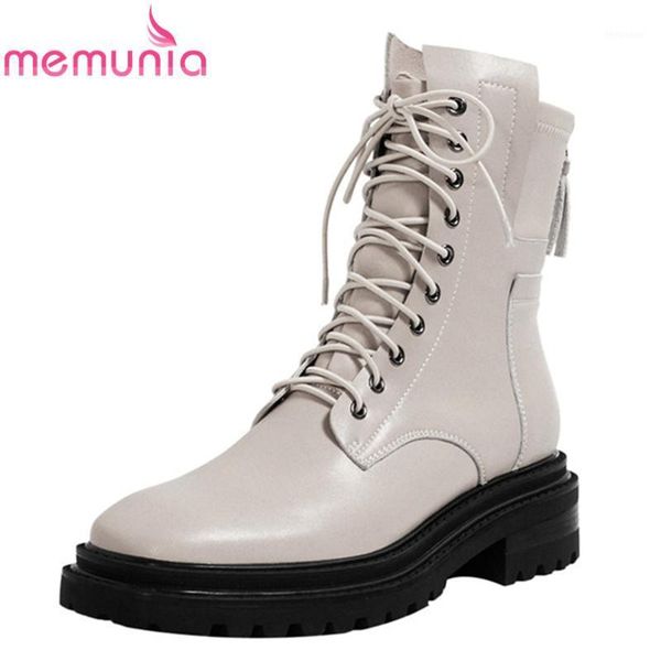 boots memunia 2021 brand women genuine leather fashion lace up autumn winter ankle for woman black apricot1
boots memunia 2021 brand women genuine leather fashion lace up autumn winter ankle for woman black apricot1