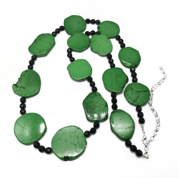 new chunky statement natural stones pendant necklace, Silver
new chunky statement natural stones pendant necklace, Silver