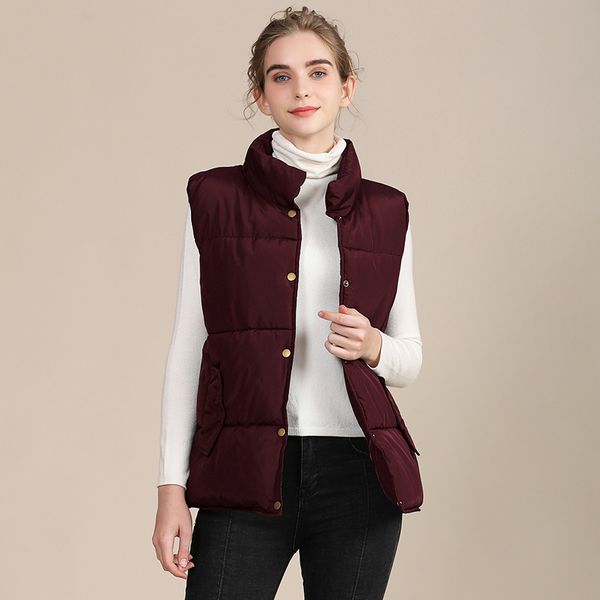 2020 new fashion women's cotton vest chinese style jacket outdoor leisure cotton vest cne fast shipping, Black
2020 new fashion women's cotton vest chinese style jacket outdoor leisure cotton vest cne fast shipping, Black