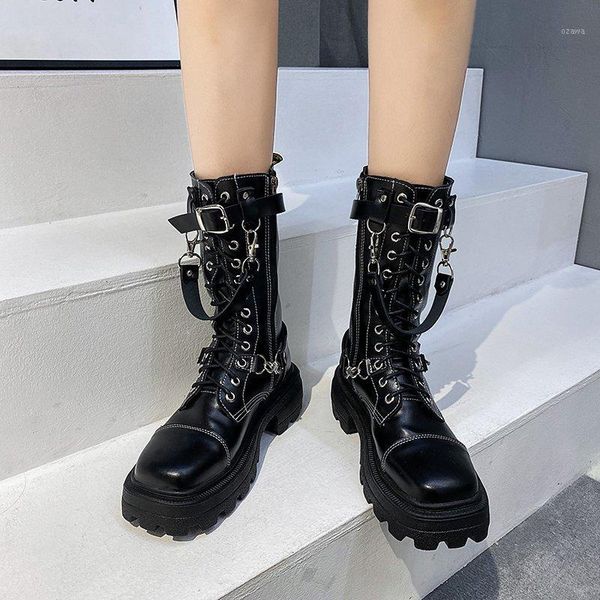 women thick heel boots brand designer handsome punk metal chain black female motorcycle boots fashion shoes botas de mujer1
women thick heel boots brand designer handsome punk metal chain black female motorcycle boots fashion shoes botas de mujer1