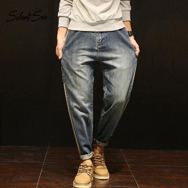 sillentea streetwear мужчины джинсы брюки брюки хип-хоп лодыжки большие карманы синие джинсовые брюки мужчины гарем jogger мужские джинсы бо, Blue
sillentea streetwear мужчины джинсы брюки брюки хип-хоп лодыжки большие карманы синие джинсовые брюки мужчины гарем jogger мужские джинсы бо, Blue