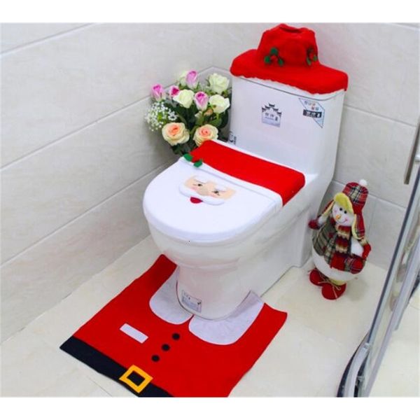 rug happy toilet foot santa pad seat cover cap bathroom set christmas decorations 3pcs
rug happy toilet foot santa pad seat cover cap bathroom set christmas decorations 3pcs