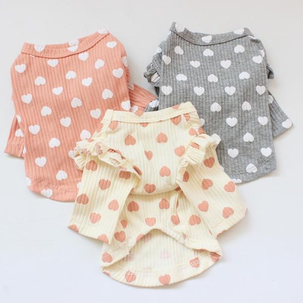 dog apparel heart pattern bottoming shirt for dogs cotton soft clothes yorks pyjama puppy outfit pomeranian clothing small costume
dog apparel heart pattern bottoming shirt for dogs cotton soft clothes yorks pyjama puppy outfit pomeranian clothing small costume