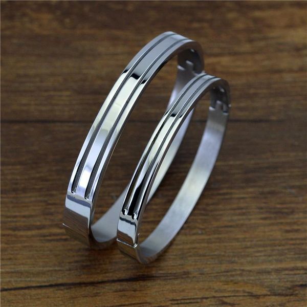 bangle bohemian 8mm double layers couple bracelets for women 316l stainless steel men bangles bijoux femme vintage jewelry, Black
bangle bohemian 8mm double layers couple bracelets for women 316l stainless steel men bangles bijoux femme vintage jewelry, Black