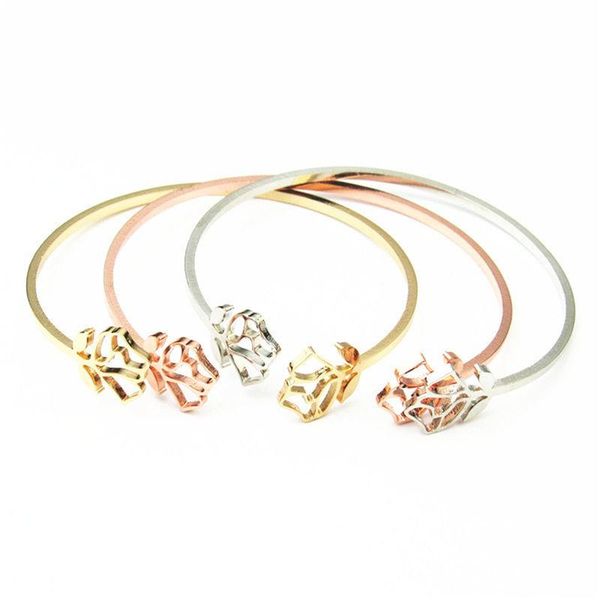 bangle stainless steel open cuff bangles bracelets gold rose color flower for women girls jewelry party gifts 18cm long, 1pcs, Black
bangle stainless steel open cuff bangles bracelets gold rose color flower for women girls jewelry party gifts 18cm long, 1pcs, Black