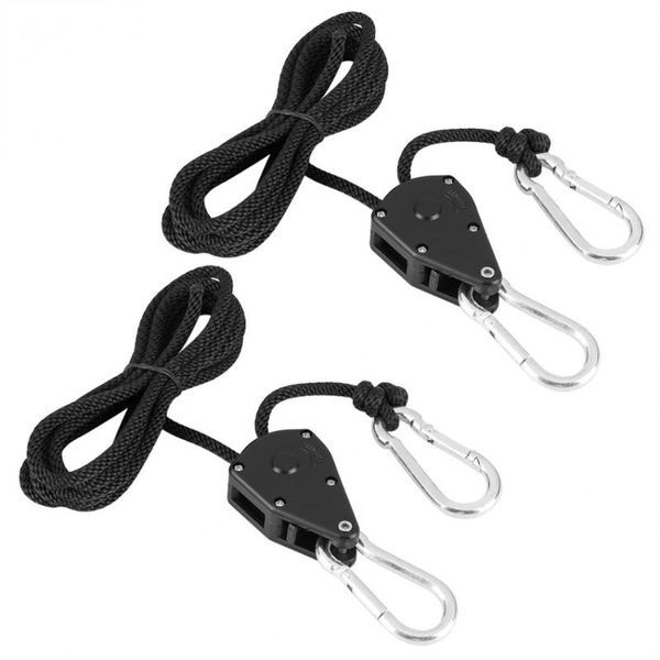 2pcs 1/8inch pulley rope ratchet hanger pulley rope lifting hook lanyard hanging tent room fan grow plant camping new
2pcs 1/8inch pulley rope ratchet hanger pulley rope lifting hook lanyard hanging tent room fan grow plant camping new