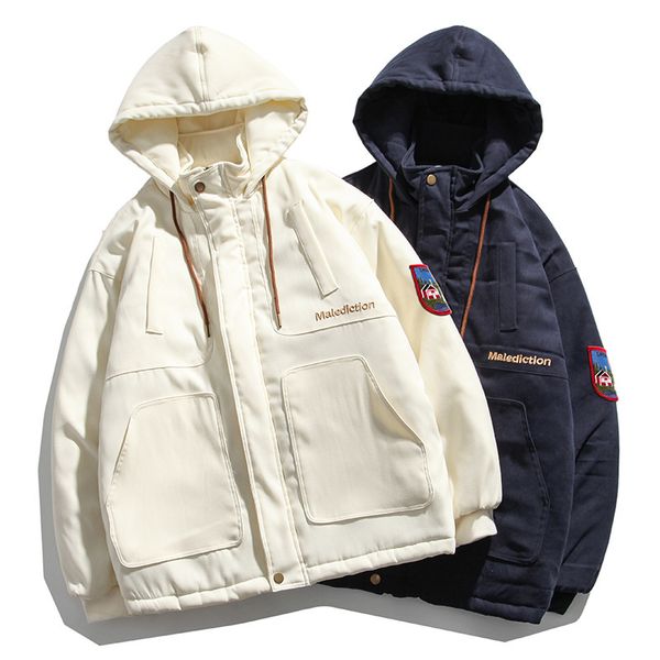 2021 new men's and women's clothing hong kong style winter thickened cotton hoodie jacket t95r, Black
2021 new men's and women's clothing hong kong style winter thickened cotton hoodie jacket t95r, Black