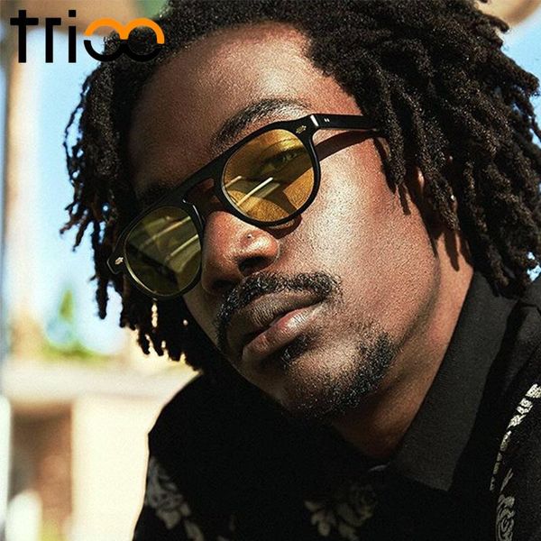 sunglasses trioo clear yellow color mens round retro style gafas de sol vintage male sun glasses quality small shape shades, White;black
sunglasses trioo clear yellow color mens round retro style gafas de sol vintage male sun glasses quality small shape shades, White;black