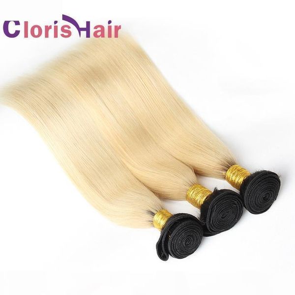 clearance dark roots blonde hair two tone malaysian virgin straight weave 1b 613 colored weaving 3 bundles ombre human hair extensions, Black
clearance dark roots blonde hair two tone malaysian virgin straight weave 1b 613 colored weaving 3 bundles ombre human hair extensions, Black