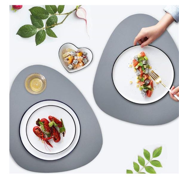 chic tableware placemat black soft pu leather table mat waterproof heat insulation non-slip bowl pad coffee kitchen tool
chic tableware placemat black soft pu leather table mat waterproof heat insulation non-slip bowl pad coffee kitchen tool