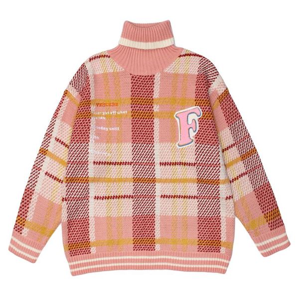 men's sweaters lacible hip hop sweater pullover men plaid print knitted harajuku street clothing retro autumn, White;black
men's sweaters lacible hip hop sweater pullover men plaid print knitted harajuku street clothing retro autumn, White;black