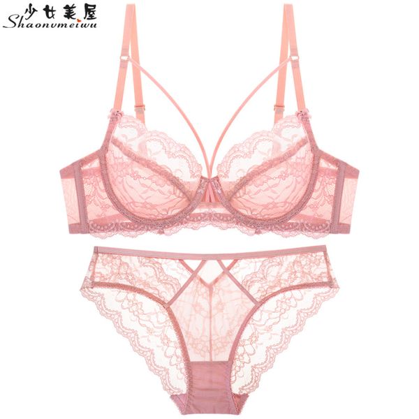 bra set with green thin belt slim underwear transparent thin lace large size small bra c1212, Black;white
bra set with green thin belt slim underwear transparent thin lace large size small bra c1212, Black;white