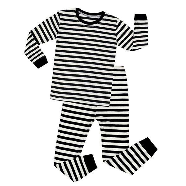 black white cotton full sleeve striped pajamas sets boys christmas pajama sets children sleepwear baby nightwear kids homewear lj201216, Blue;red
black white cotton full sleeve striped pajamas sets boys christmas pajama sets children sleepwear baby nightwear kids homewear lj201216, Blue;red