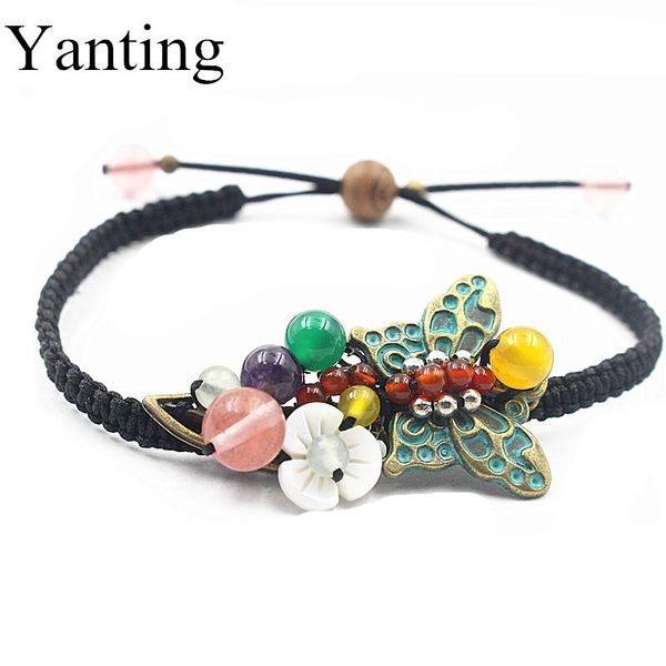 yanting bronze butterfly charm bracelets for women shell flower watermelon crystal beads bracelet women ethnic bracelet gift, Golden;silver
yanting bronze butterfly charm bracelets for women shell flower watermelon crystal beads bracelet women ethnic bracelet gift, Golden;silver