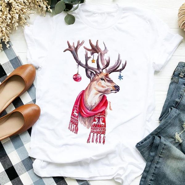 women cartoon deer animal fashion 90s trend holiday merry christmas clothes ladies graphic print tee tshirt female t-shirt, White
women cartoon deer animal fashion 90s trend holiday merry christmas clothes ladies graphic print tee tshirt female t-shirt, White