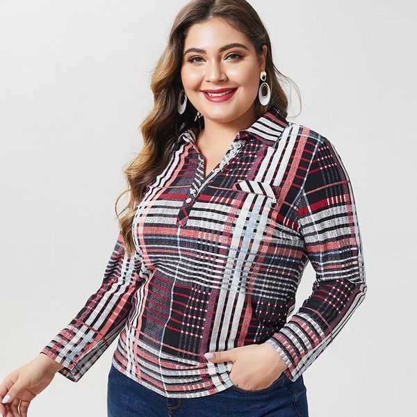 women's blouses & shirts 2021 autumn womens plus size long sleeve pullover fashion ladies vintage elegant mom stripe 1, White
women's blouses & shirts 2021 autumn womens plus size long sleeve pullover fashion ladies vintage elegant mom stripe 1, White