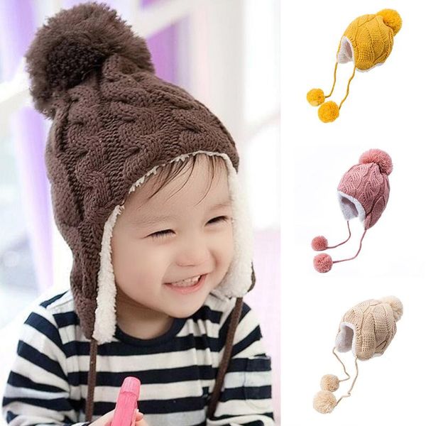 beanies winter earmuffs warm children hat knitted pompon plush cotton baby cute girls boys
beanies winter earmuffs warm children hat knitted pompon plush cotton baby cute girls boys