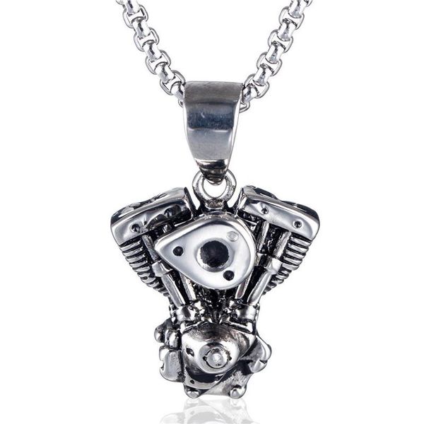 chains personalized engine motorcycle biker punk gothic necklace for men vintage stainless steel chain, Silver
chains personalized engine motorcycle biker punk gothic necklace for men vintage stainless steel chain, Silver