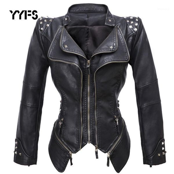 leather jacket women rivet black faux pu motorcycle jacket 2020 women winter autumn outerwear gothic faux leather coats 6xl1
leather jacket women rivet black faux pu motorcycle jacket 2020 women winter autumn outerwear gothic faux leather coats 6xl1