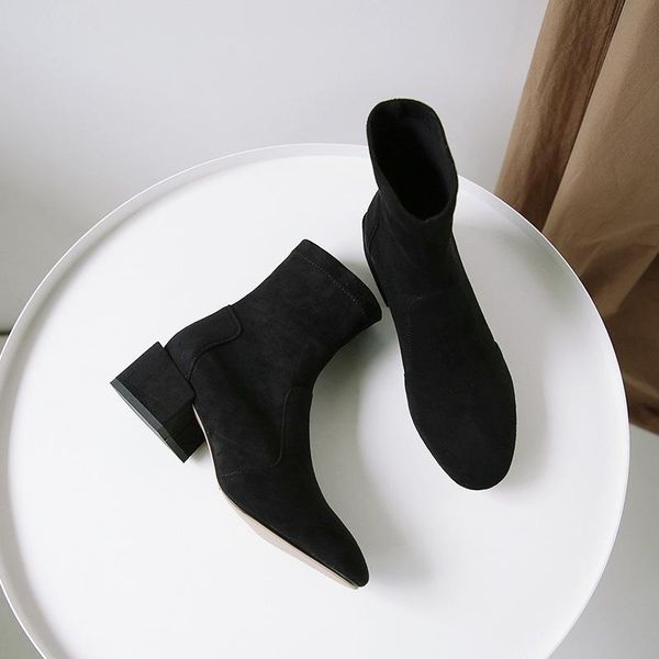 boots brand women's shoes boots-women booties ladies winter footwear fashion large size med stockings rubber 2020, Black
boots brand women's shoes boots-women booties ladies winter footwear fashion large size med stockings rubber 2020, Black