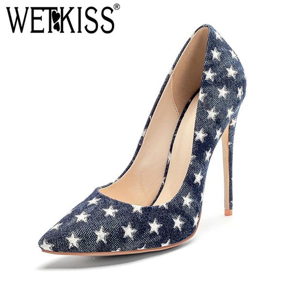 wetkiss thin high heels autumn fashion party 2021 lady shoes women pumps denim shallow footwear slip on pointed toe footwear, Black
wetkiss thin high heels autumn fashion party 2021 lady shoes women pumps denim shallow footwear slip on pointed toe footwear, Black