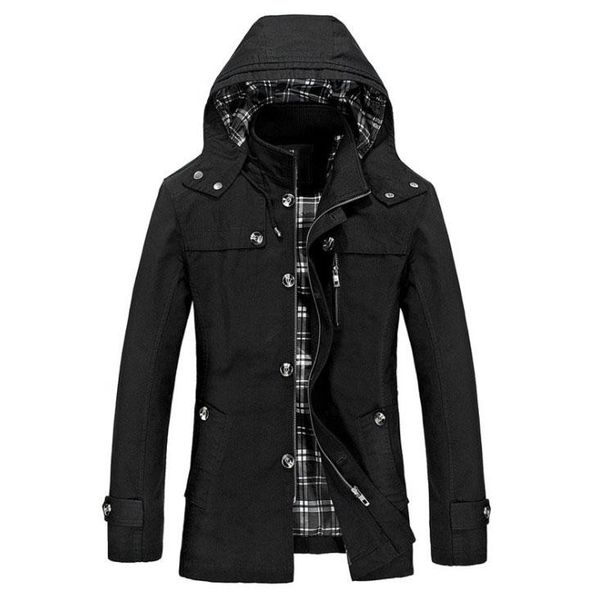 men's jackets hooded jacket male slim long overcoat hoodie man coat spring autumn clothing jaqueta, Black;brown
men's jackets hooded jacket male slim long overcoat hoodie man coat spring autumn clothing jaqueta, Black;brown