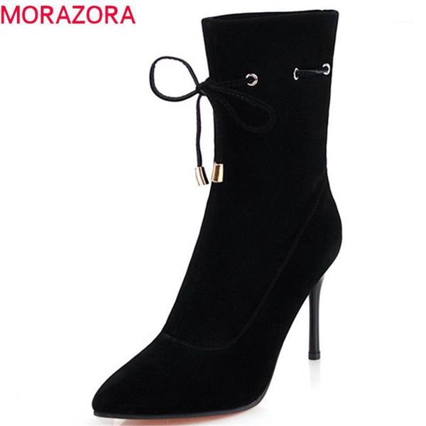 boots morazora 2021 red est ankle for women pointed toe autumn winter thin high heels prom shoes1, Black
boots morazora 2021 red est ankle for women pointed toe autumn winter thin high heels prom shoes1, Black