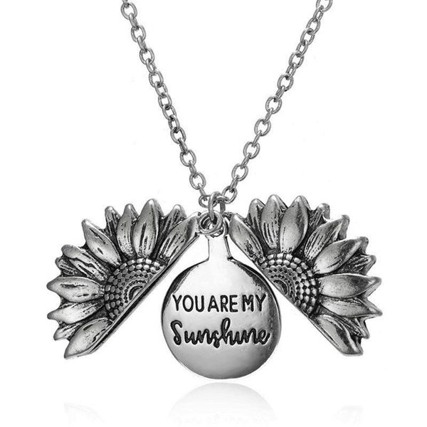 pendant necklaces misscycy 2021 double sided custom you are my sunshine open locket sunflower necklace for women christmas gift, Silver
pendant necklaces misscycy 2021 double sided custom you are my sunshine open locket sunflower necklace for women christmas gift, Silver