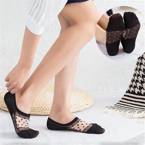 socks & hosiery 5 pairs women summer breathable transparent female ultrathin cotton short invisible boat sock crystal silk ankle sox, Black;white
socks & hosiery 5 pairs women summer breathable transparent female ultrathin cotton short invisible boat sock crystal silk ankle sox, Black;white