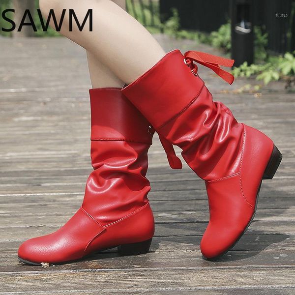 plus size 35-43 women knee-high boots back lace up low heels winter shoes black boot white botas mujer female snow boot red 78331
plus size 35-43 women knee-high boots back lace up low heels winter shoes black boot white botas mujer female snow boot red 78331