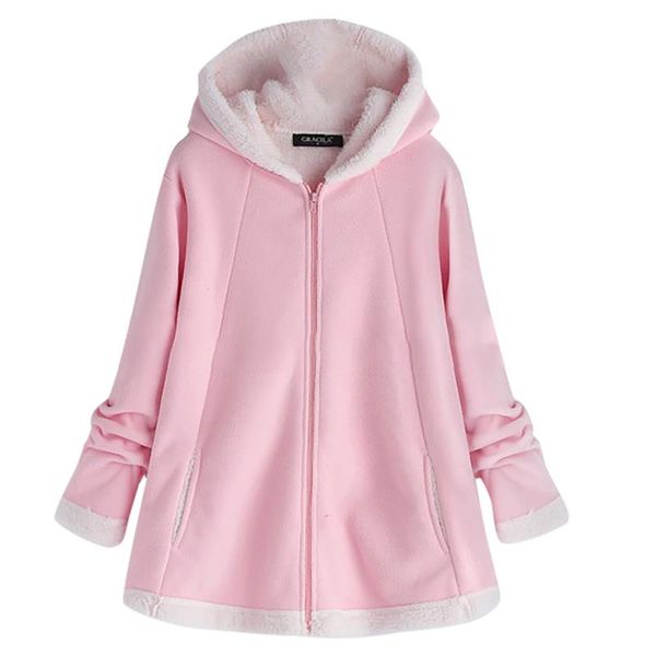 winter women hooded sweatshirt women's fashion winter pocket solid warm zipper long sleeve plush hoodie coat sweatshirt female, Black
winter women hooded sweatshirt women's fashion winter pocket solid warm zipper long sleeve plush hoodie coat sweatshirt female, Black