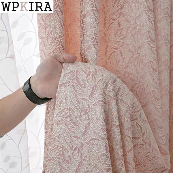 embossed jacquard leaves curtain for living room pastoral delicate drape semi-shading sheer curtain french windows s608#40
embossed jacquard leaves curtain for living room pastoral delicate drape semi-shading sheer curtain french windows s608#40