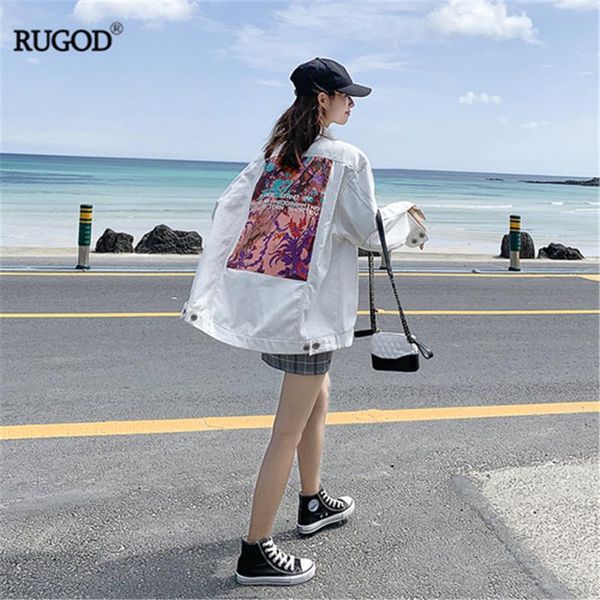 women's jackets rugod 2021 autumn winter women abstract print jean jacket harajuku style loose slim casual denim coat korean stylish ov, Black;brown
women's jackets rugod 2021 autumn winter women abstract print jean jacket harajuku style loose slim casual denim coat korean stylish ov, Black;brown
