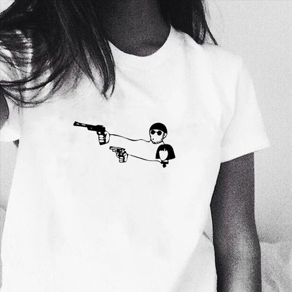 harajuku valentines day gift movie leon the professional t shirt men women tees cartoon leon matilda funny couple t shirt, White
harajuku valentines day gift movie leon the professional t shirt men women tees cartoon leon matilda funny couple t shirt, White