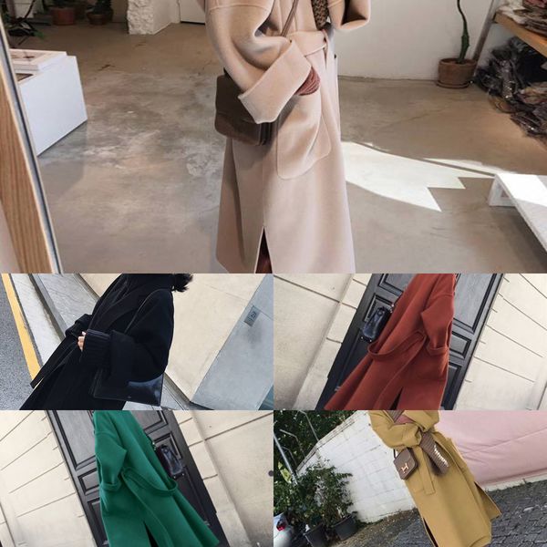 new 2020 women woolen coat thicken long sleeve medium-long turn-down collar open front parka belt coatx1016, Black;brown
new 2020 women woolen coat thicken long sleeve medium-long turn-down collar open front parka belt coatx1016, Black;brown