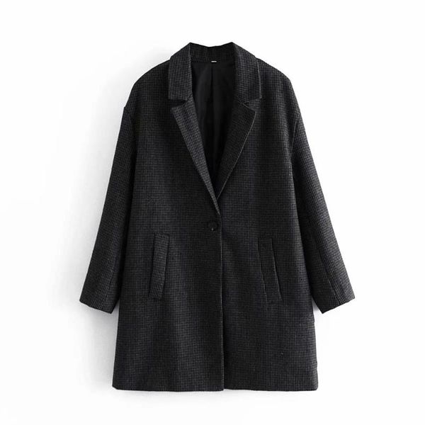 2020 autumn winter new women coat plaid checked women jackets casual fashion vintage high street windbreaker, Black
2020 autumn winter new women coat plaid checked women jackets casual fashion vintage high street windbreaker, Black