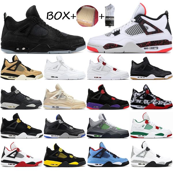 with socks 2021 men basketball shoes good quality 4 4s bred tattoo motorsport toro bravo oreo fire red sports sneakers size 40-47
with socks 2021 men basketball shoes good quality 4 4s bred tattoo motorsport toro bravo oreo fire red sports sneakers size 40-47