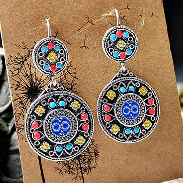 retro kazakh silver gold plated color stone dangle earrings east national style tribal earrings fashion party jewelry
retro kazakh silver gold plated color stone dangle earrings east national style tribal earrings fashion party jewelry