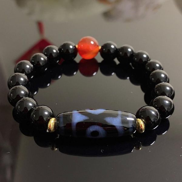 natural tibetan dzi agates bracelets reiki healing buddha prayer nine eyed three eyed charm red black agat bracelets male female, Golden;silver
natural tibetan dzi agates bracelets reiki healing buddha prayer nine eyed three eyed charm red black agat bracelets male female, Golden;silver
