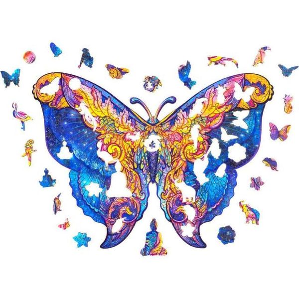 butterfly wooden jigsaw puzzle, gift for adults and kids, unique shape jigsaw pieces intergalaxy butterfly jigsaw puzzle
butterfly wooden jigsaw puzzle, gift for adults and kids, unique shape jigsaw pieces intergalaxy butterfly jigsaw puzzle