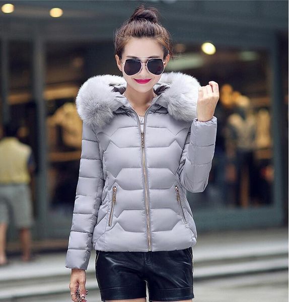 winter jacket women hooded coat fashion slim short cotton padded coat fur collar parka for women casual thick warm overcoat 201027, Black
winter jacket women hooded coat fashion slim short cotton padded coat fur collar parka for women casual thick warm overcoat 201027, Black