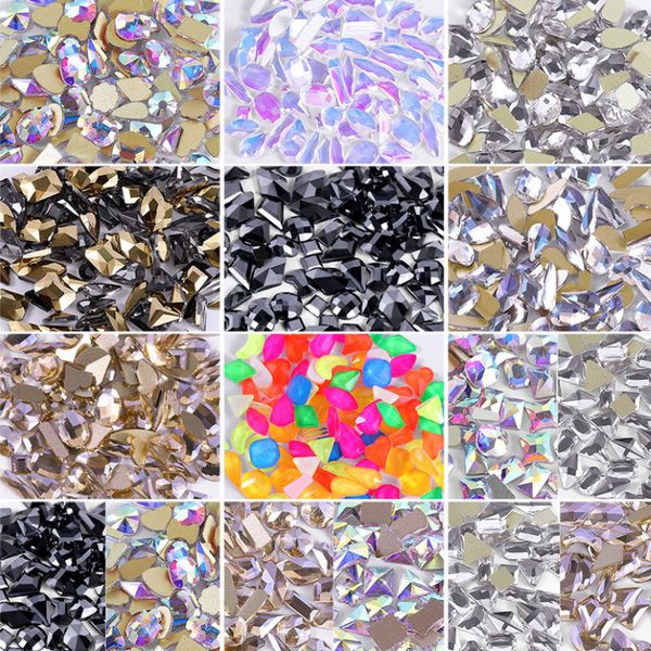multi shape 3d nail art decorations set flat back colorful ab iridescent crystal diamonds for nail diy craft, Silver;gold
multi shape 3d nail art decorations set flat back colorful ab iridescent crystal diamonds for nail diy craft, Silver;gold