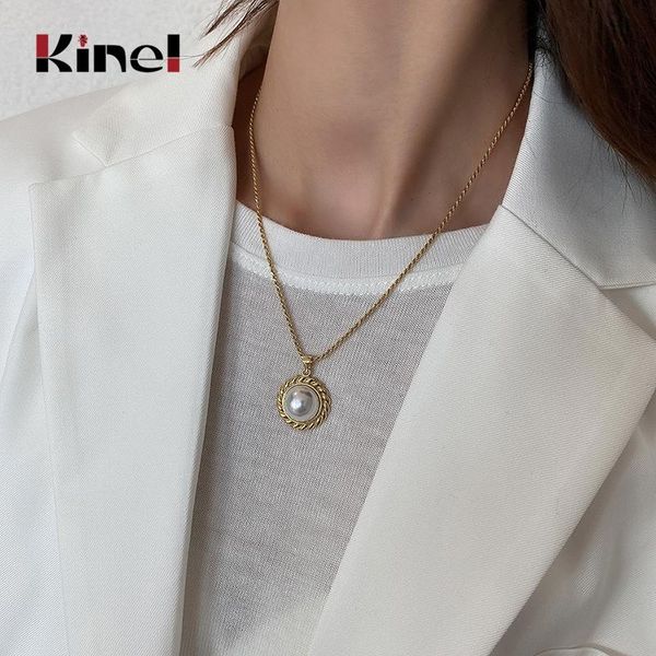 kinel genuine s925 sterling silver pearl pendant necklace for women fine jewelry 18k real gold plated handmade bijoux femme
kinel genuine s925 sterling silver pearl pendant necklace for women fine jewelry 18k real gold plated handmade bijoux femme