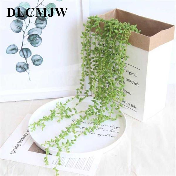 decorative flowers & wreaths 1pcs artificial plants green plastic plant leaves garden home decoration grass fake vine1
decorative flowers & wreaths 1pcs artificial plants green plastic plant leaves garden home decoration grass fake vine1